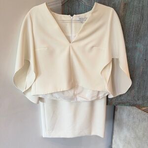 Milly Winter White Skirt and Blouse Set